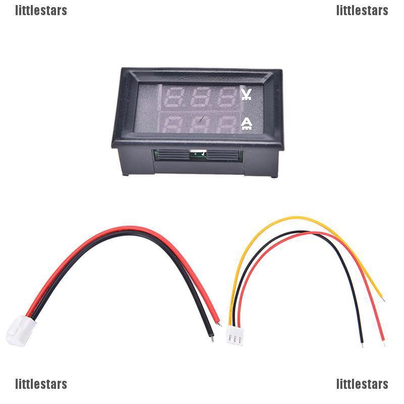 DC 100V 10A Volt Amp Meter Dual Digital Display With Cables Price In Bangladesh - Foto 4
