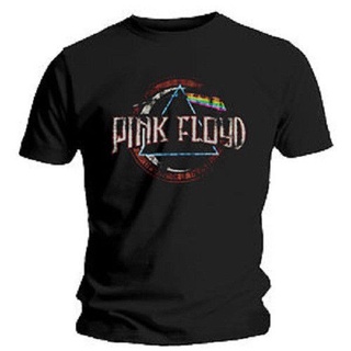 เสื้อยืดแขนสั้น พิมพ์ลายกราฟฟิค Pink Floyd Circular Seal