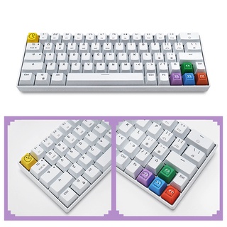 R* ปุ่มกดคีย์บอร์ด ย้อมสี 5 คีย์ ลายการ์ตูน Oem สําหรับ Cherry Mx Switch