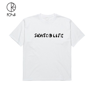 เสื้อยืดแขนสั้น ผ้าฝ้าย พิมพ์ลายโลโก้ Polar Skate Co Skate Life Tai Chi แฟชั่นคู่รัก สําหรับผู้ชาย และผู้หญิง