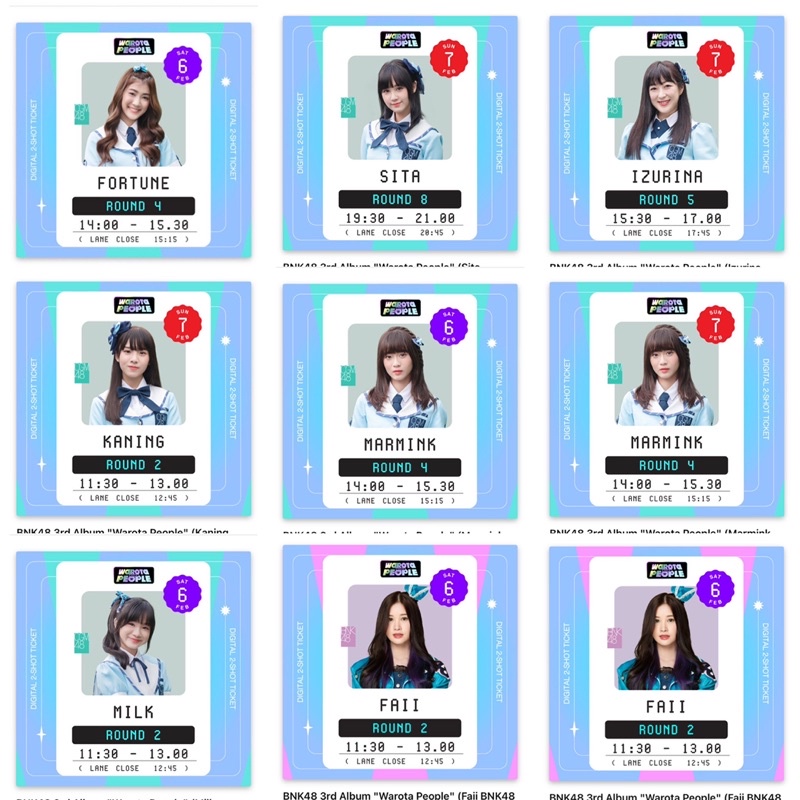 BNK48 CGM48 2shot Warota People