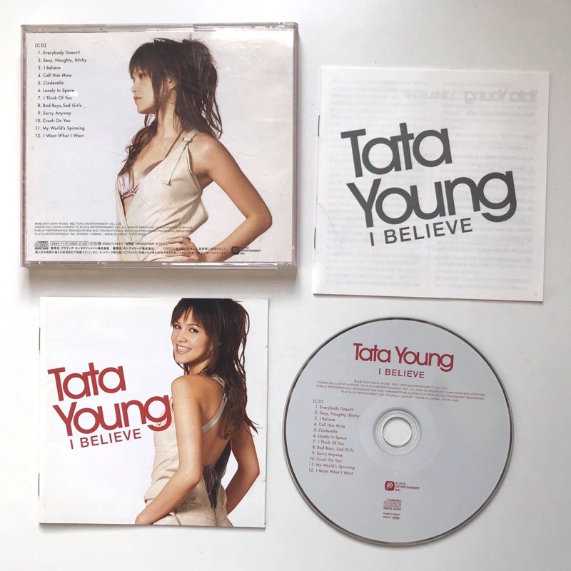 🛒 (พร้อมส่ง) ซีดีเพลง: TATA YOUNG ทาทา ยัง — I Believe [2004/แผ่น JAPAN] (ไม่มีโอบิ)