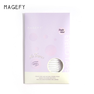 Magefy สติกเกอร์ติดตา สองด้าน + แหนบ + ส้อม Y 20 ชิ้น