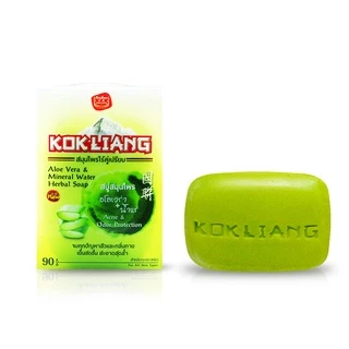 Kokliang ก๊กเลี้ยง แพ็ก 3 ครีมอาบน้ำ สูตรมิเนอรัล วอเตอร์ x 3 แถมฟรี สบู่สมุนไพร สูตรอโลเวร่า