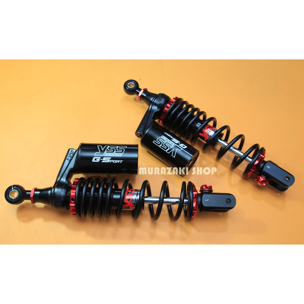 โช็ค YSS YAMAHA N-MAX155 TG302-335TR-07-88J BLACK-RED SERIES G-SPORT ขนาน355MM ปี15-19