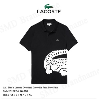 Lacoste เสื้อโปโลชาย รุ่น Mens Lacoste Oversized Crocodile Print Polo Shirt Code: PH5284 10 031