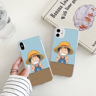 Luffy เคสไอโฟน 7 8 se2020 7plus 8plus iPhone 13 pro max one piece 8พลัส เคส Xs X Xr 12 11pro 14 plus phone case นิ่ม