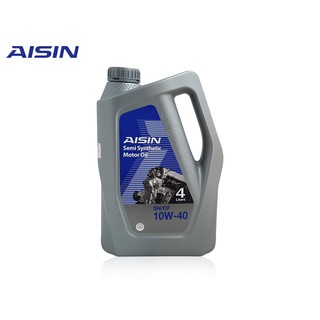 AISIN น้ำมันเครื่องกึ่งสังเคาระห์ SEMI SYNTHETIC MOTOR OIL SN/CF 10W-40 4ลิตร