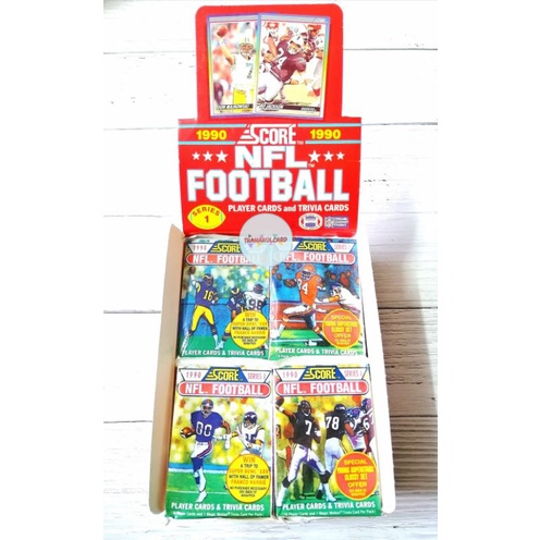 (Sealed Pack) 1990 SCORE, NFL FOOTBALL SERIE 1 (ซองสุ่มการ์ด)