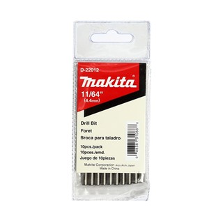 MAKITA (มากีต้า) ดอกเจาะเหล็ก 11/64" (D-22012)