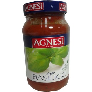 แอกเนซีซอสมะเขือเทศ + บาซิลิโก 400 กรัม/Agnesi Sauce Tomato + Basilico 400g