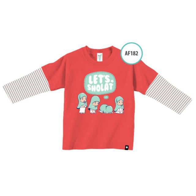 เสื้อยืดเด็กแขนยาว Afrakids - Af182