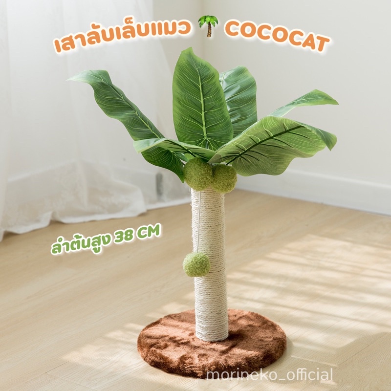 เสาลับเล็บแมว ฝนเล็บแมว รุ่น ต้นมะพร้าวชาวเกาะ CocoCat