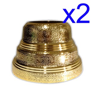 ตราสิงโต ฐานเทียนพรรษา เบอร์ 6 (ขนาด6cm) 1 คู่