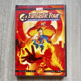 📀DVD แผ่นดีวีดี การ์ตูน Marvel Fantastic - Four Worlds Greatest Heroes - Volume 2(แผ่นแท้ มือ 1 จาก US)