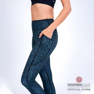 Dharma Bums Ziki Bondi Pocket Recycled Legging 7/8 กางเกงเลกกิ้งออกกำลังกาย มีกระเป๋า ดาร์มา บัมส์