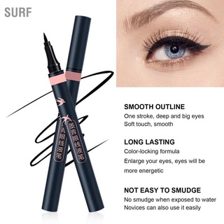 Surf Liquid Eyeliner Smudge} ปากกาอายไลเนอร์สีดําติดทนนาน