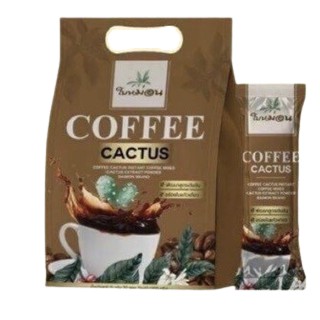 Coffee Cactus กาแฟปรุงสำเร็จชนิดผง ตะบองเพชร ใบหม่อน (20ซอง)