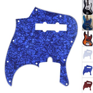 แผ่น scratch pickguard เบส 4ply pvc สไตล์ jb 10 รู