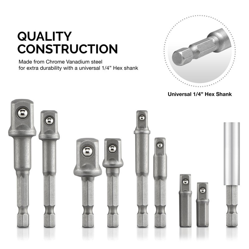 Star Drive Tools Equipment Cr V 1 4 To 3 8 1 2 Inch Drive Socket Adapter Replce Sockets Socket Sets Theamalfiexperience Com