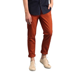 TWENTYSECOND TAGGING CHINO PANTS - BRICK ORANGE