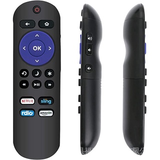 ใหม่ HTR-R01 รีโมตคอนโทรล แบบเปลี่ยน สําหรับ Haier roku TV 32E4000R 43E4500R 49E4500R 55E4500R 32E4000RA 32E4500R 32E4500RA 43E4500RA 43E4500RB 49E4500RA 55E4500RA 55E4500RB 398GR10BEHRN