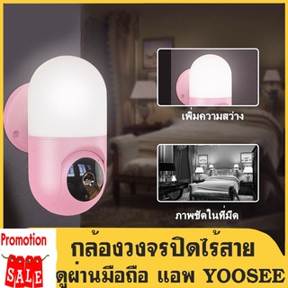 กล้องวงจรปิด wifi ไร้สายHD1080Pใช้แอพ YOOSEE กล้อง CCTV กล้อง IP Camera ไร้สาย  กล้องวงจรปิด ดูผ่านโทรศัพท์