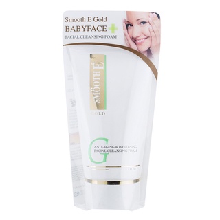 Smooth E Gold Anti Aging &amp; Whitening Facial Cleansing Foam สมูทอี โกลด์ 120g (1pcs)