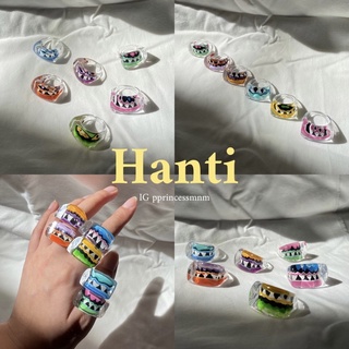 [pmn]hanti🔗แหวนเรซิ่นเพนท์ลาย พร้อมส่ง!