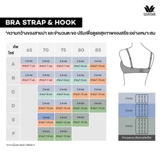 Wacoal บราไร้โครง ที่สุดของความสบาย The Best of Wacoal รุ่น WB3A14 สีเบจ (BE)