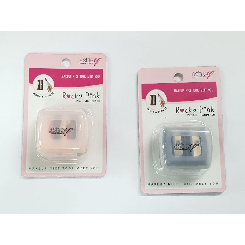 Ashley Rocky Pink Pencil Sharpener #AA183 กบเหลา 2 รู แอชลี่ย์