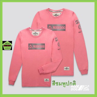 Rudedog เสื้อแขนยาว ชาย หญิง รุ่น Romance สีชมพู