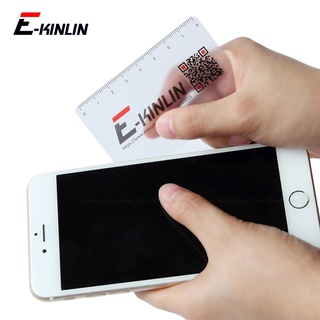 E-kinlin ก่อนแยกเปลือกโทรศัพท์มือถือหน้าจอ LCD ถอดชิ้นส่วนงัดแงะเปิด Scraper การ์ดเครื่องมือ