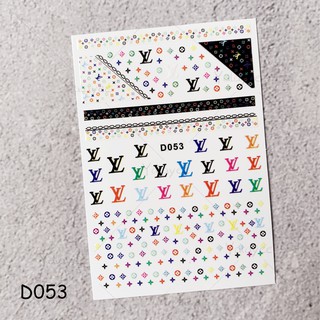 Yalayee [สติกเกอร์ติดเล็บ] の Street Wear สติกเกอร์กาว D053