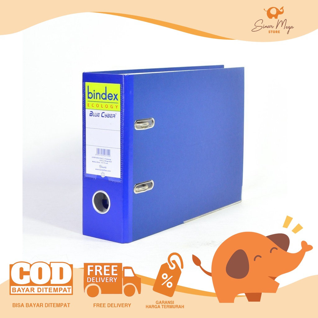 โฟลเดอร์ Bindex ใบเสร็จรับเงิน 777 75mm / Bindex Ecology Blue Cyber คุณภาพราคาถูก
