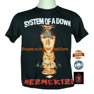 เสื้อผ้าผช🔥 เสื้อวง System Of A Down เสื้อไซส์ยุโรป ซิสเตมออฟอะดาวน์ PTA589 เสื้อวงดังๆ วินเทจ 🔥S-5XL