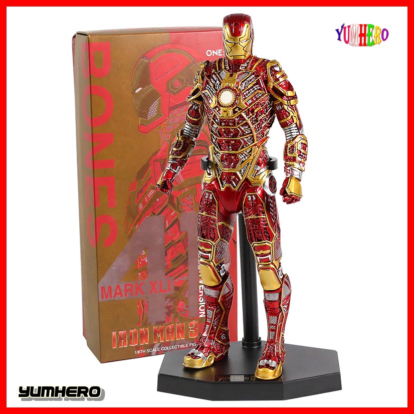 Crazy Toys โมเดล Iron Man 3 Mark 41 Model อเวนเจอร์ ไอรอน แมน มาร์ค 41 XLV MK41 999 Avengers