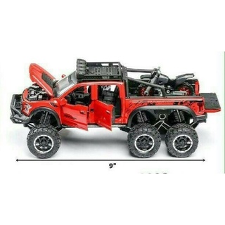 โมเดลรถเหล็ก ฟรอดแรฟเตอร์ ออฟโรด Ford Rapter Off-Rord 1:32