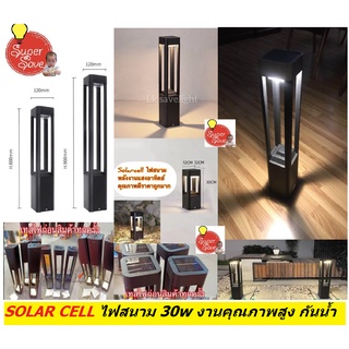 SolarCell 220v ตรง งานแท้คุณภาพสูง 100%ฟรีประกัน 🔥NEW Ballard โคมไฟสนาม ไฟสวนทางเดิน พร้อมหลอด LED กันน้ำกันฝน งานคุณภาพ