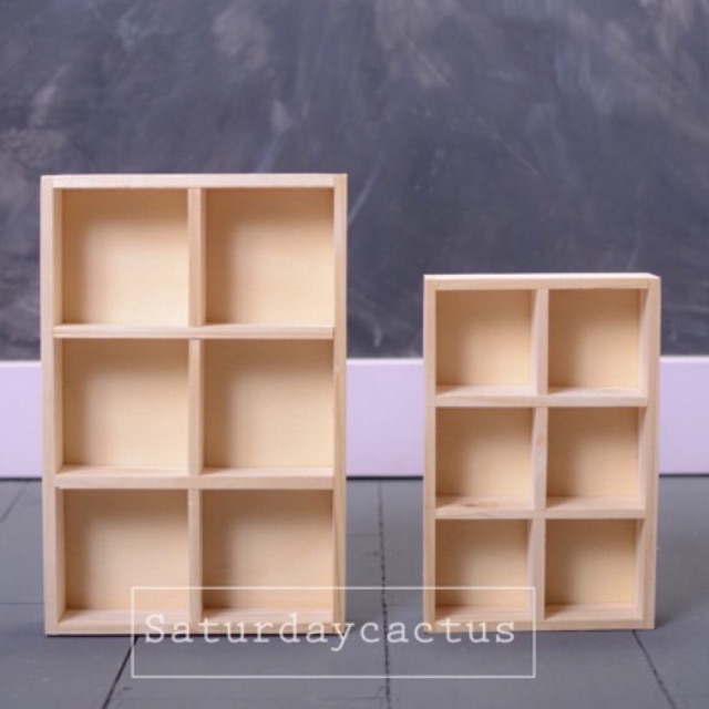 ถาดไม้สน 6 ช่อง ราคาถูกมาก