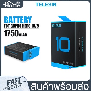 แบตเตอรี่ TELESIN รุ่น GP-BTR-901 BATTERY GOPRO HERO 10/9 แบตเตอรี่เสริมโกโปร 10/9  อุปกรณ์เสริมโกโปร