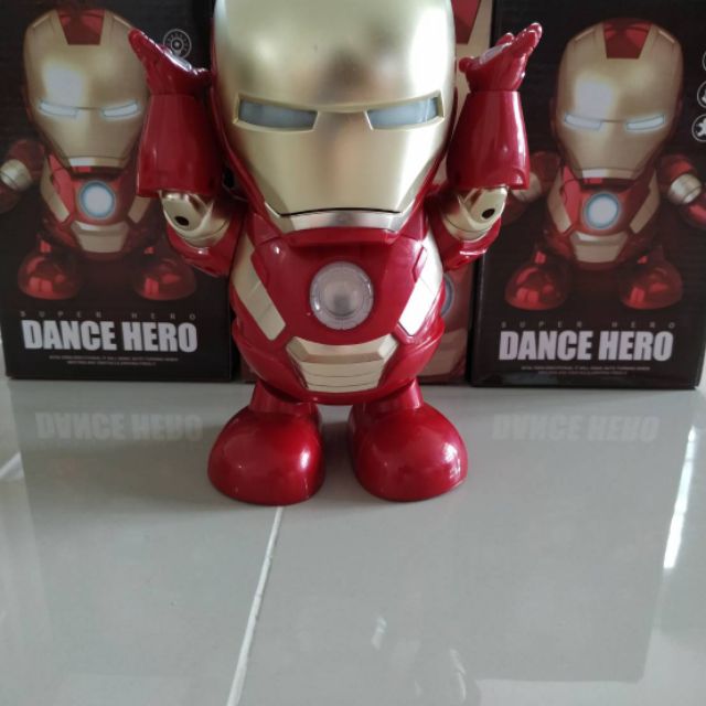 Ironman dance hero ไอรอนแมนเต้นได้   มีเสียง มีไฟ เปิดหน้ากากได้