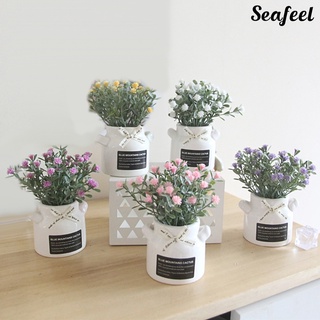 Seafeel กระถางดอกไม้ประดิษฐ์ บอนไซ สําหรับตกแต่งสวน งานแต่งงาน ปาร์ตี้ DIY 1 ชิ้น