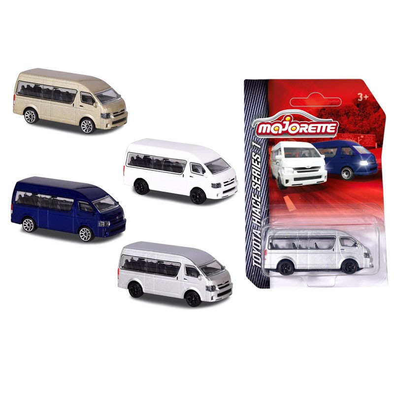 Majorette Hiace Van เซท 4 ชิ้น ครบ 4 สี MJ53056ST5