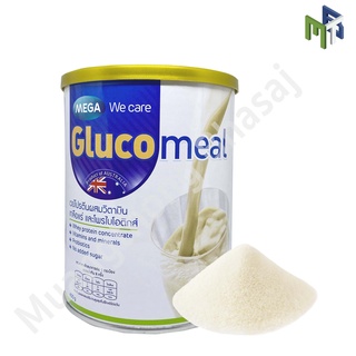 Mega We care Glucomeal 400g เวย์โปรตีนผสมวิตามิน เกลือแร่และโพรไบโอติกส์ เหมาะสำหรับผู้ป่วยเบาหวาน [26127]