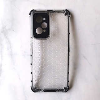 เคสพลาสติก TPU โปร่งแสง ลายรังผึ้ง สําหรับ Realme GT Neo 3T