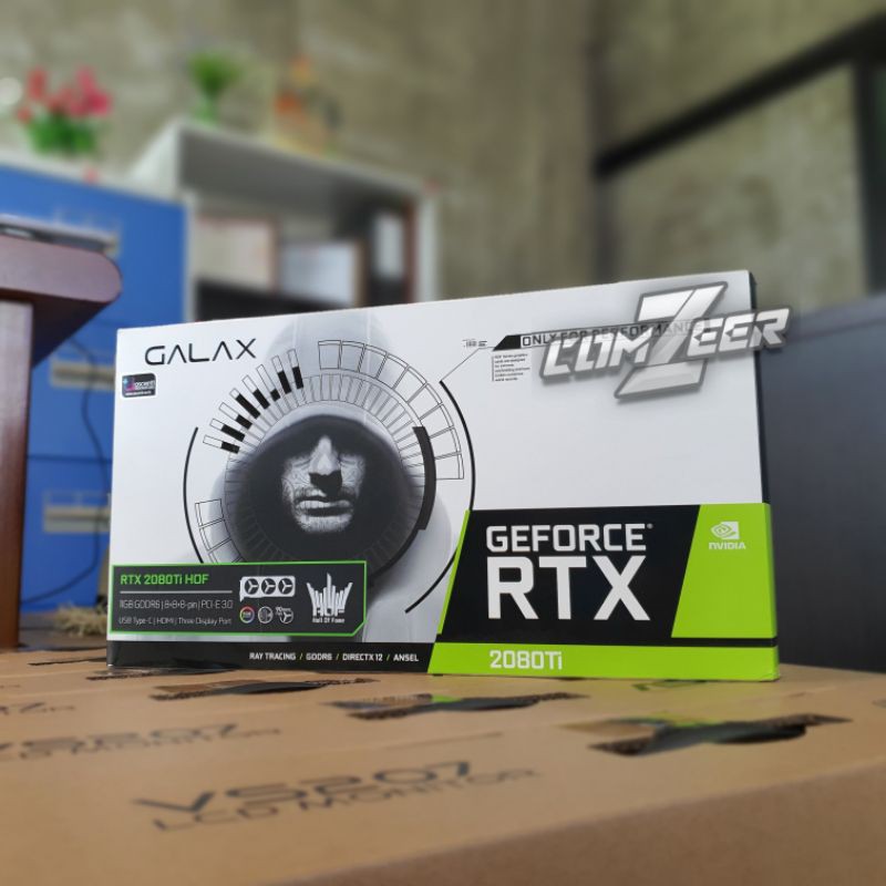 Galax Nvidia RTX 2080 Ti HOF สีขาว 11GB GDDR6 352Bit ประกันศูนย์ ถึง เดือน 4 ปี 2021 มือ1 ไม่โดนไฟ