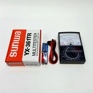 มัลติมิเตอร์แบบเข็ม SUNWA รุ่น YX-361TR มิเตอร์ มัลติมิเตอร์แบบอนาล็อก มิเตอร์วัดไฟ