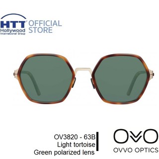 OVVO แว่นตากันแดด OVVO 3820-63B กรอบแว่นไทเทเนียม เลนส์ Polarized Zeiss เบา ทนทาน ไม่ก่อให้เกิดอาการแพ้ Handmade in EU