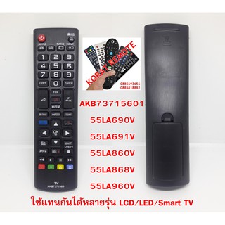 รีโมททีวี LED LG รุ่น AKB73715601